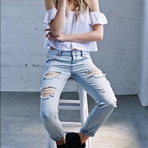 Pacsun/Bullhead Destroyed Boyfriend Jean